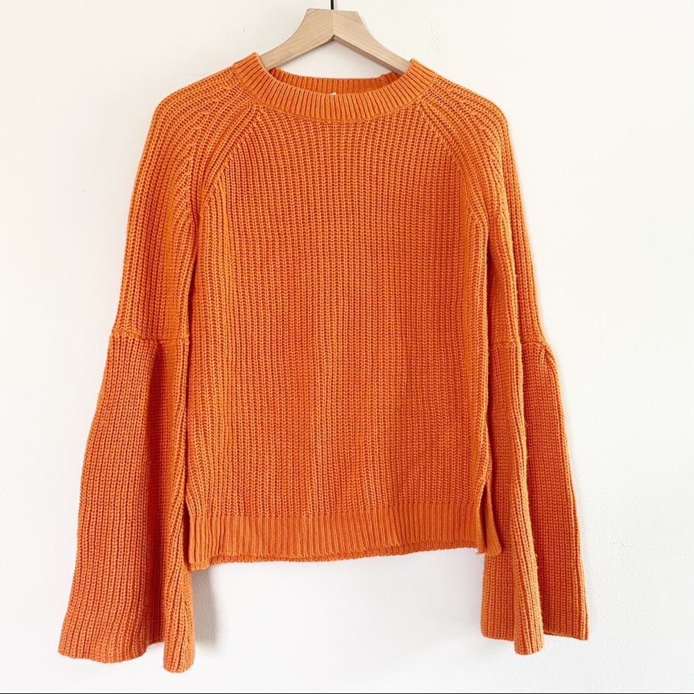 THML Knit Bell Sleeve Sweater Size Small
